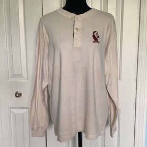 Walt Disney Medium Seven Dwarfs Grumpy Longsleeve Buttoned Embroidered Shirt